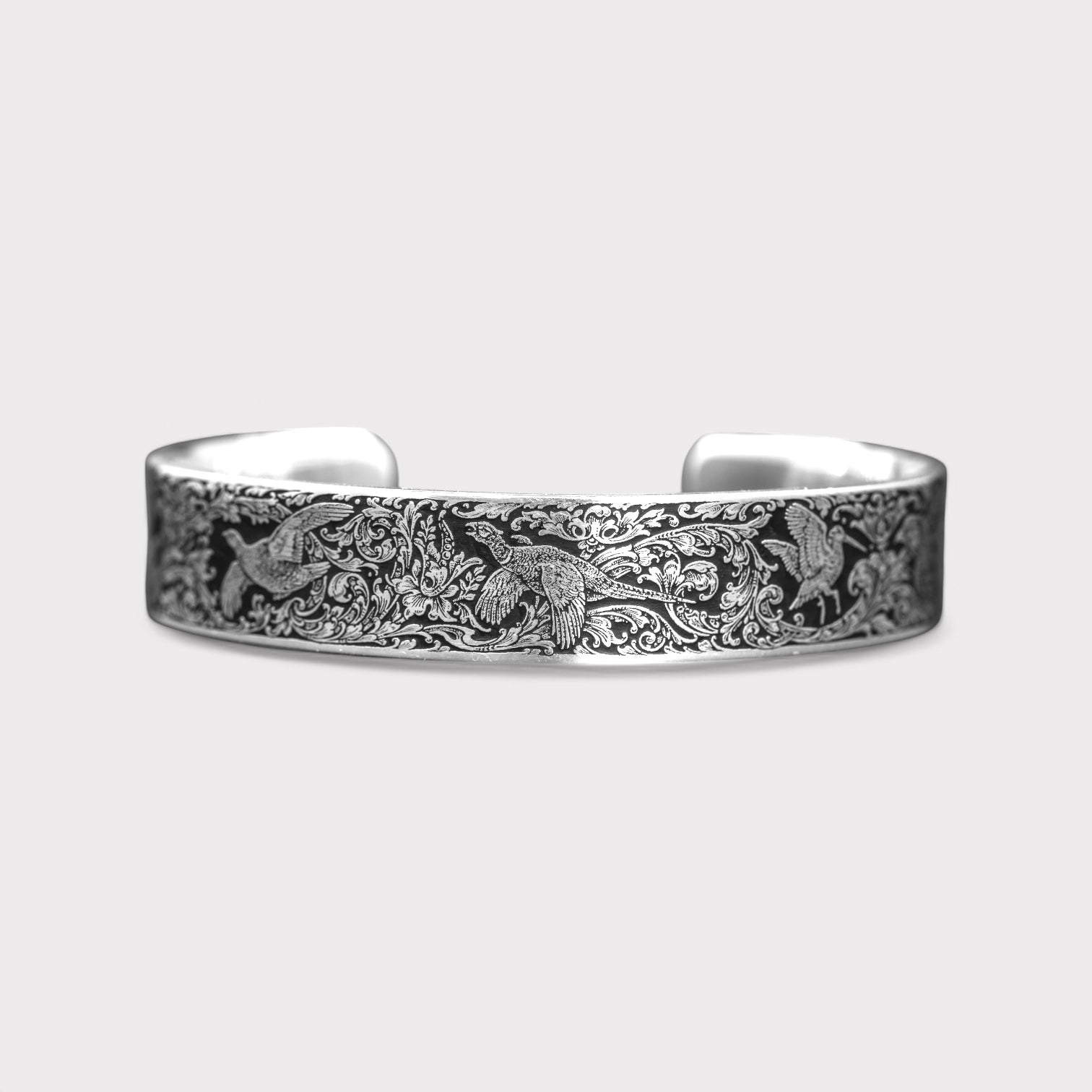 British Game Birds Engraved Bracelet