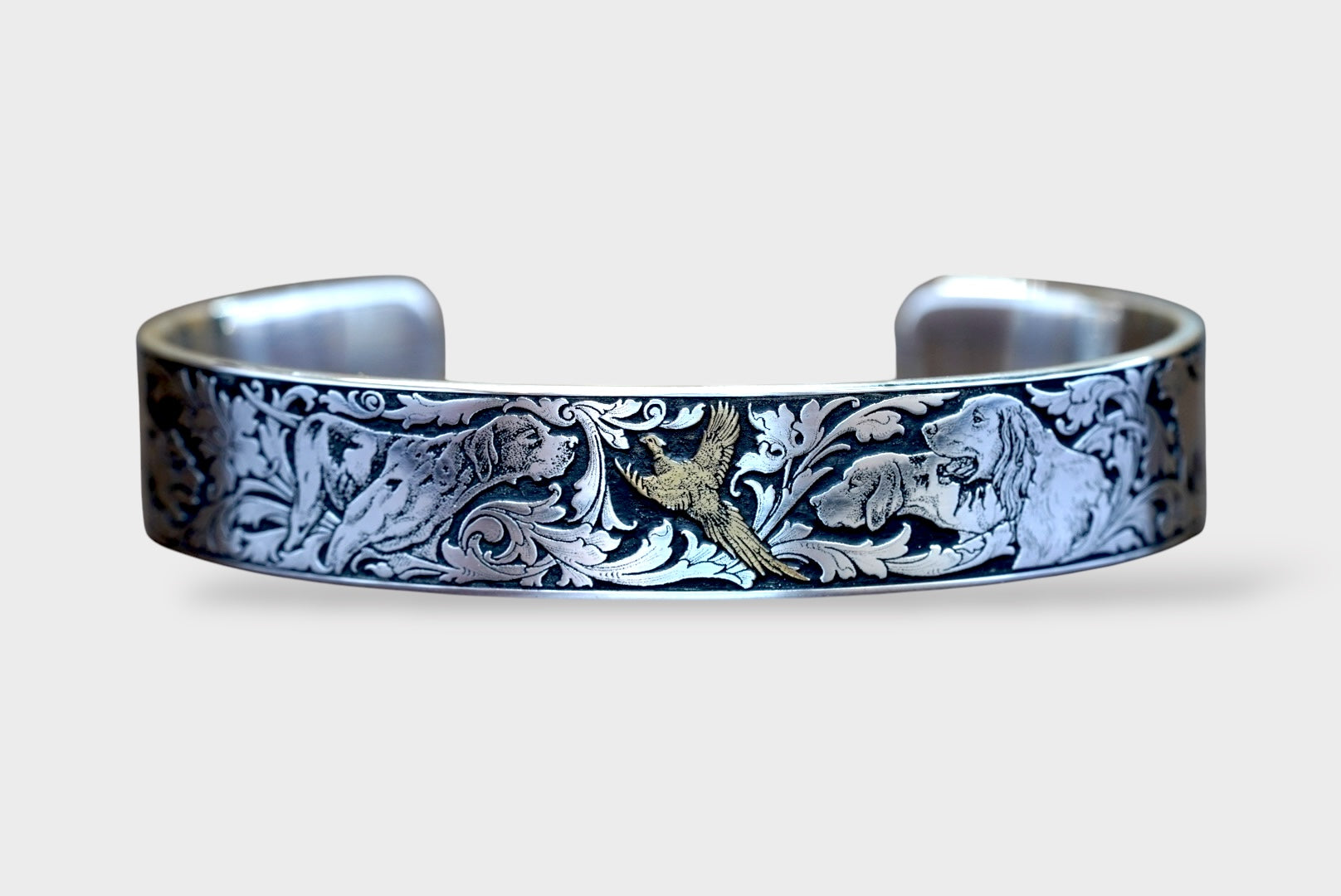 Two Tone Hunting Dogs Bracelet