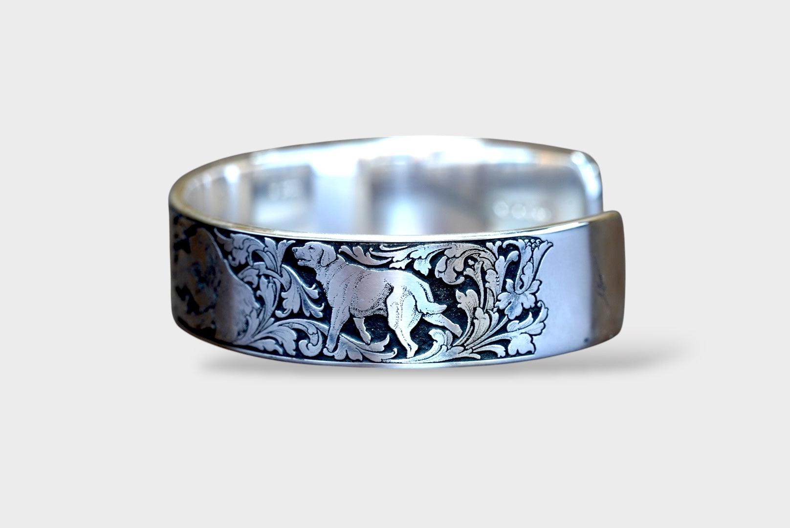 Two Tone Hunting Dogs Bracelet