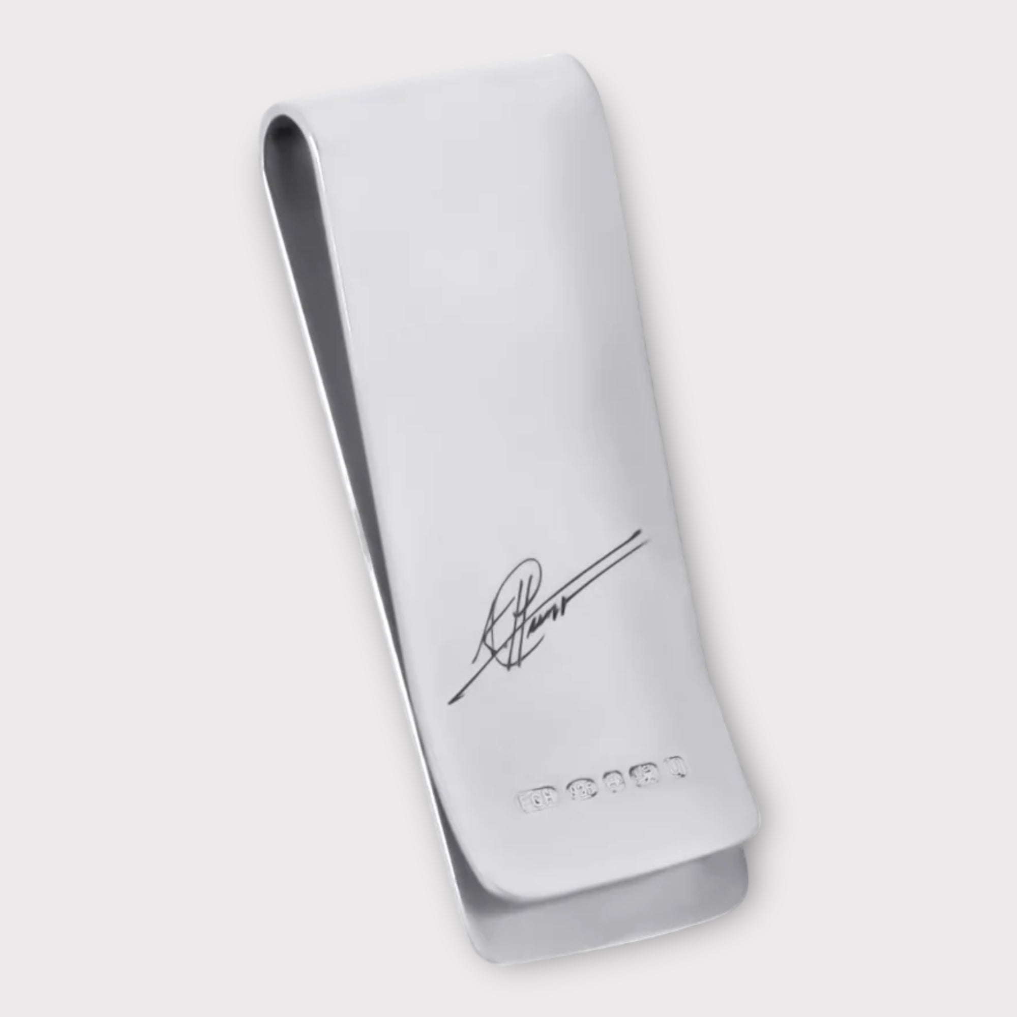 Ken Hunt Gun Engraved Money Clip