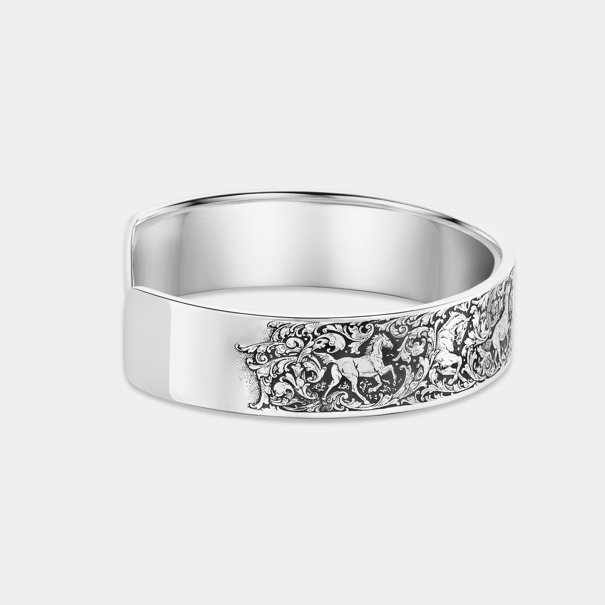 Equestrian Engraved Bracelet