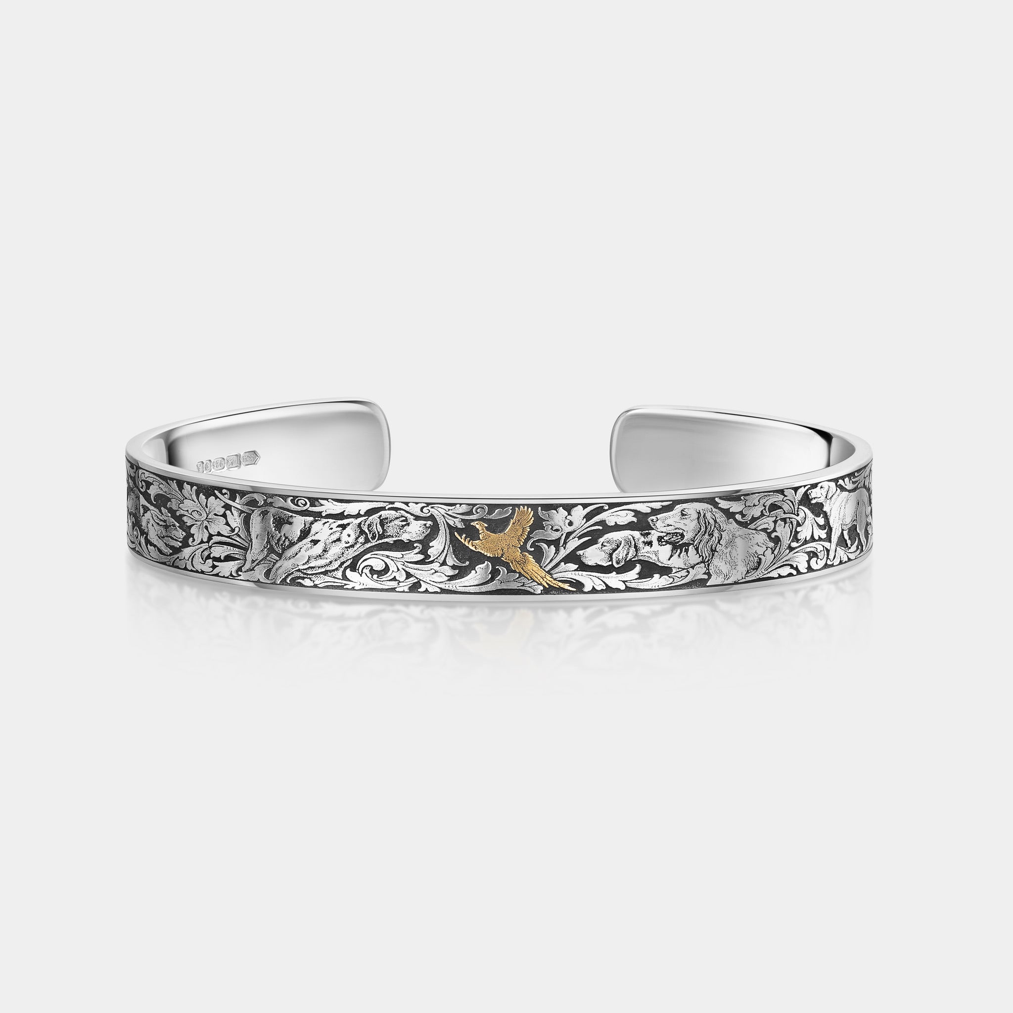 Two Tone Hunting Dogs Bracelet
