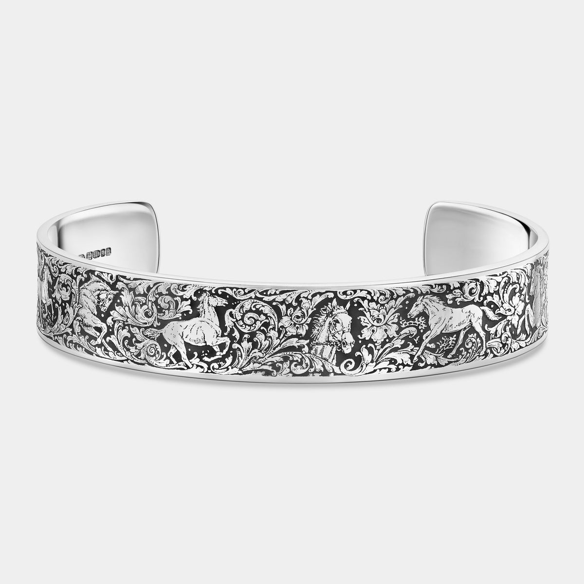 Equestrian Engraved Bracelet
