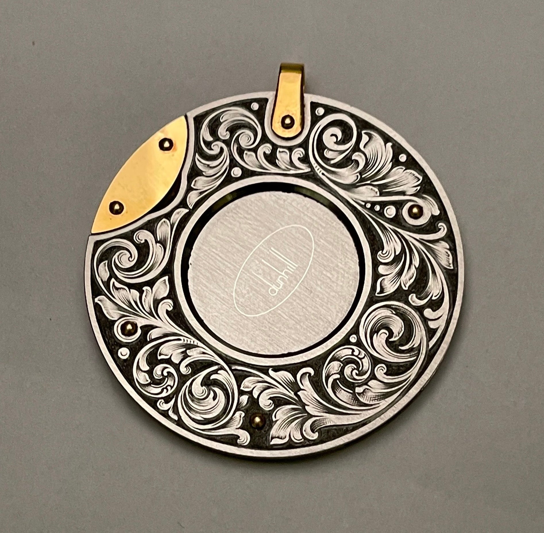 Marcus Hunt Engraved Alfred Dunhill Cigar Cutter — One of One