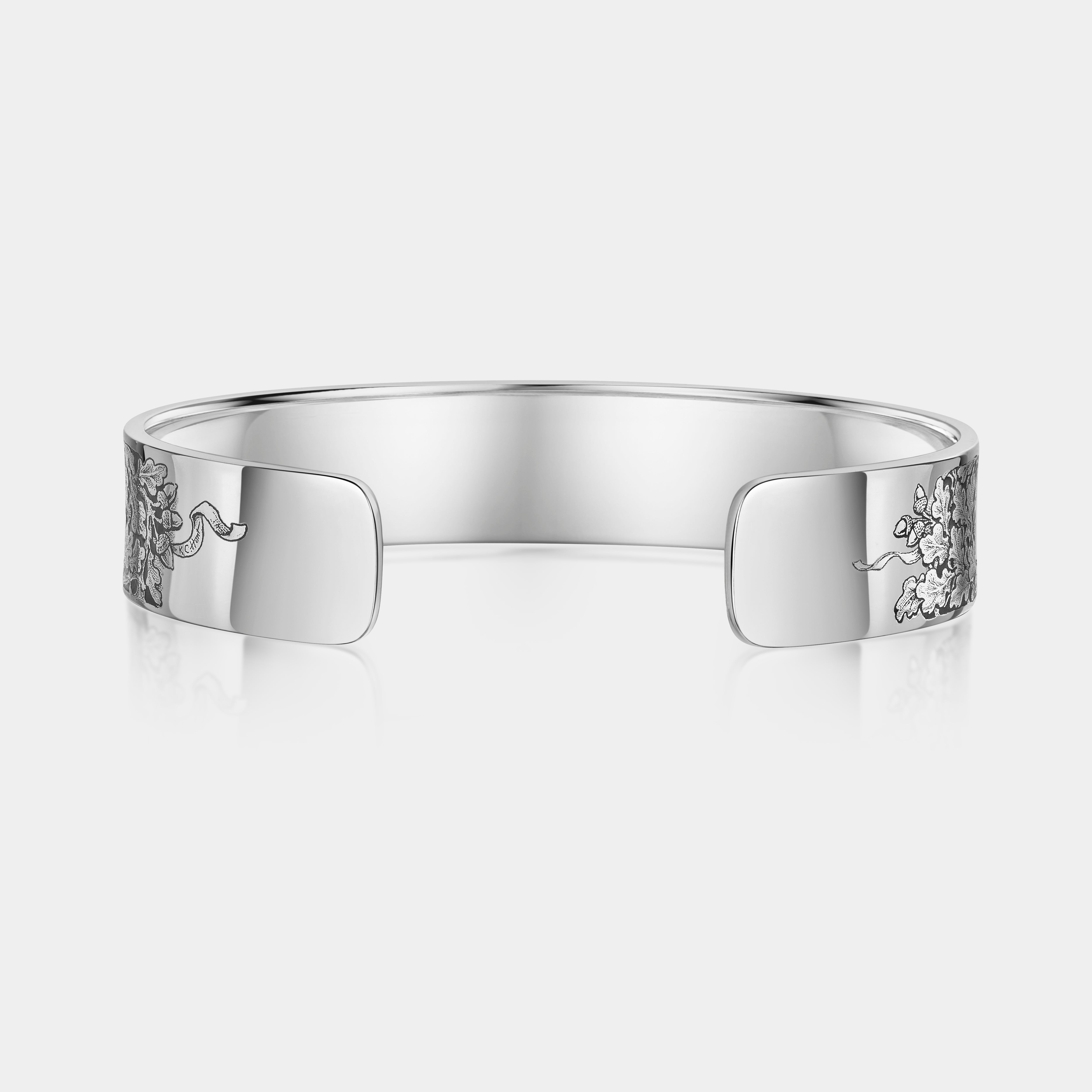 Wild Boar Engraved Bracelet